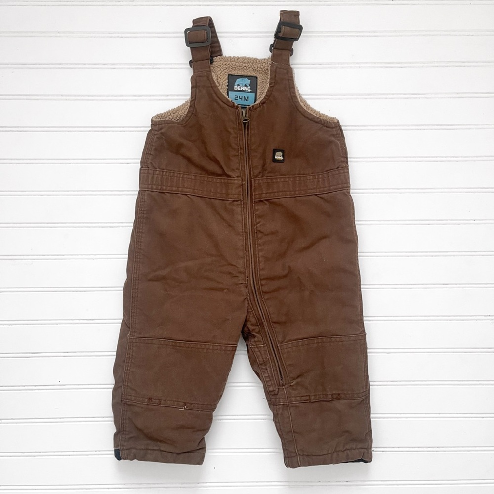 BERNE VGUC Boys Insulated Bib Overall